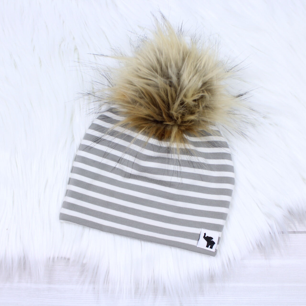 Gray Stripes Swaddle Blanket