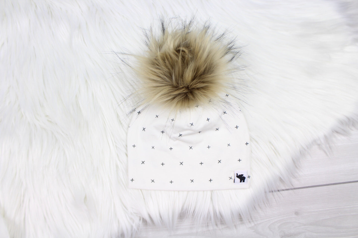 Crosses Pom Beanie