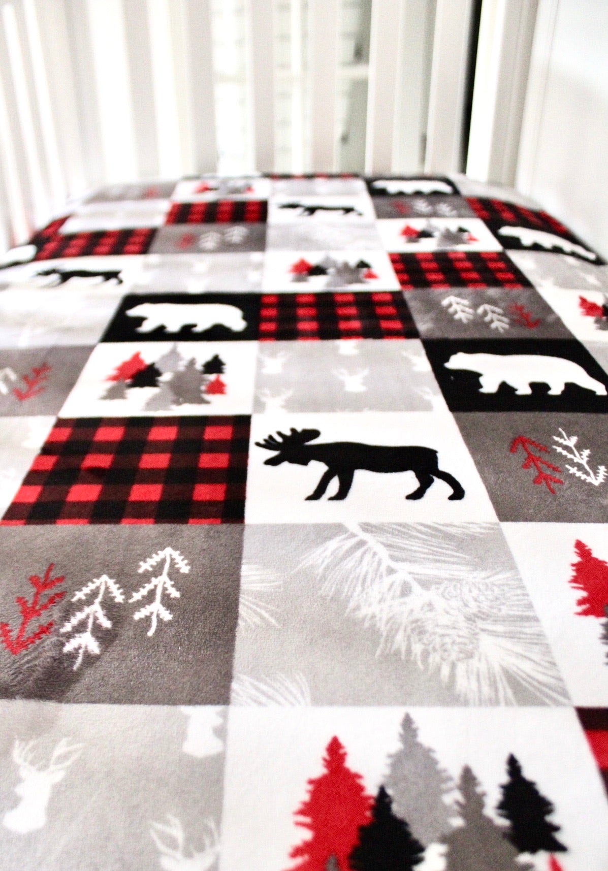 Woodland Minky Crib Sheet or Changing Pad Cover