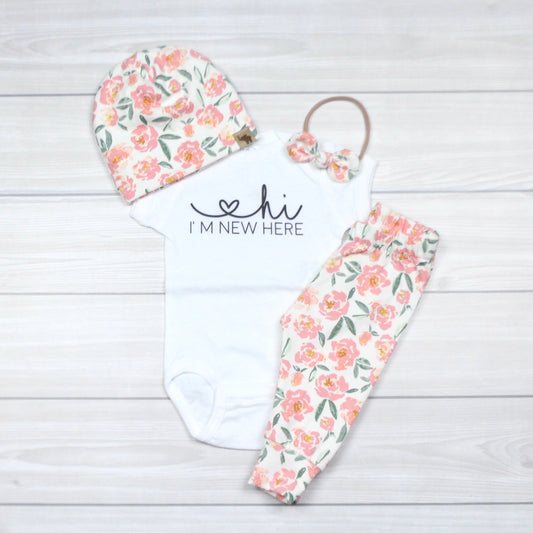 Peonies Coming Home Outfit