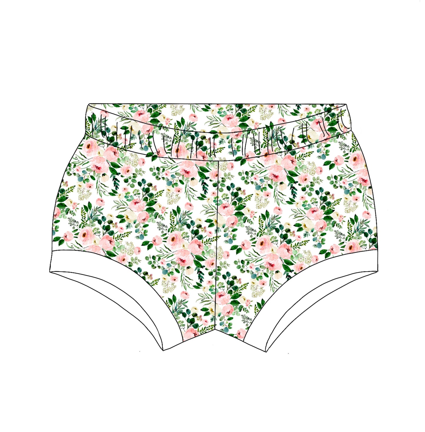 Eucalyptus Roses Shorties
