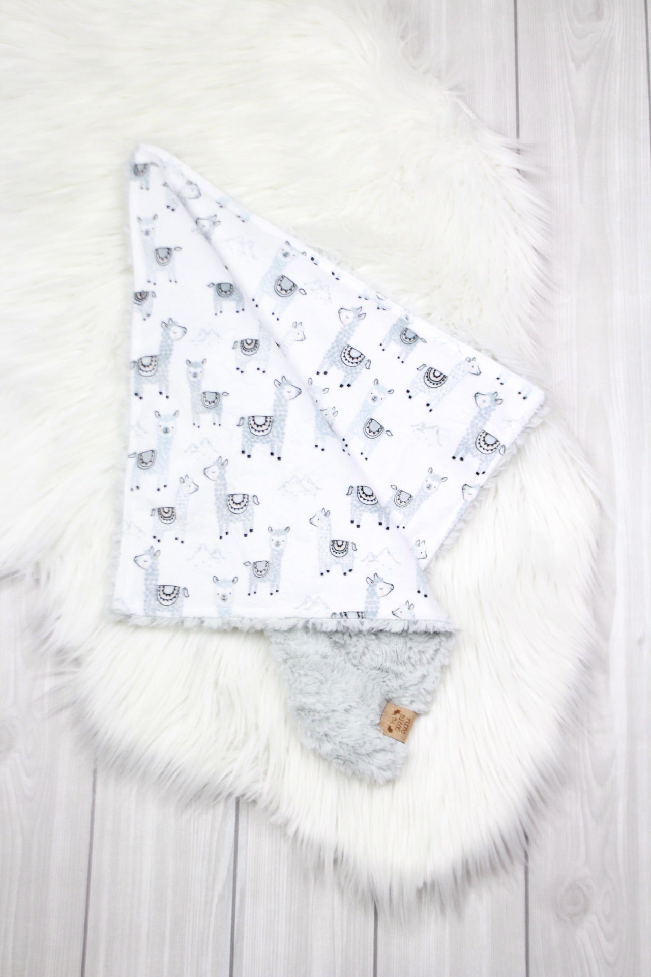 Llama Lovey Blanket