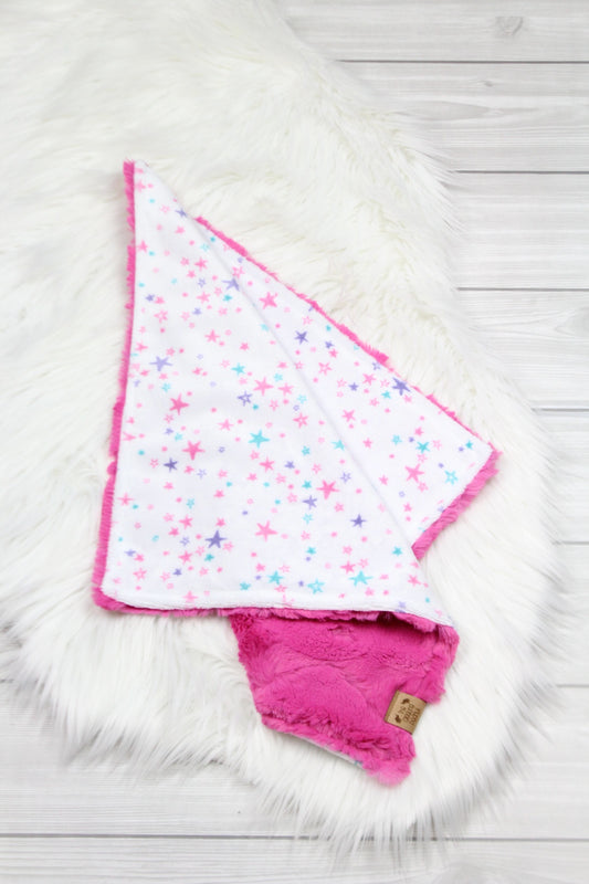 Pink Stars Lovey