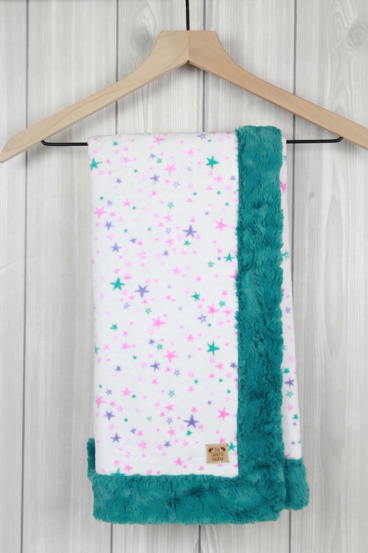 Mermaid Stars Infant Minky Blanket